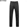 Costumes pour hommes Pantalon de costume rouge Pantalon de fête de mariage Mode Robe d'affaires Hommes Bleu Noir Pantalones Hombre Pantalons blancs S-5XL 6XL