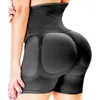 Talia brzucha shaper afrulia 5xl 6xl wyściełany fałszywy buttock hip Enhancer seksowna podnośnik Butt Shapewear Slim Trener Sukienka Body Body 231211