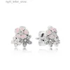 Stud 2019 Novo Padrão S925 Sterling Silver Genuine Alta Qualidade Original Floco de Neve Espumante Gemstone Moda Charme Brincos YQ231211