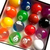 Boules de billard xmlivet ensemble complet boules de billard colorées transparentes 5725mm norme internationale jeu de billard résine pour billard 231208