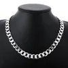 Chaînes Offre spéciale 925 collier en argent sterling pour hommes classique 12mm chaîne 18-30 pouces Fine marque de mode bijoux fête mariage 247b