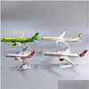 Modèle d'avion Modèle d'avion 1 200 A330-200 Berlin Airlines 250 A350 Lufthansa Skyup S7 Virgin Model Toy avec assemblage de base en résine Dro Dh8Va