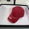 Unisex designer caps casquette sportowy dżins Raped Ball Caps solidny kolor B list na zewnątrz para czapki