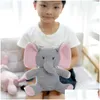 Animaux en peluche en peluche 1pc Éléphant fait à la main