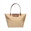 2024 패션 Longchammp Bag 대용량 만두 가방 나일론 1 어깨 어깨 엄마 겨드랑이 접이식 토트 통근자 가방 여성 가방 대외 무역 공장 도매