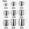 Milk Jugs Non Stick Stainless Steel Milk Frothing Pitcher Espresso Coffee Barista Craft Latte Cappuccino Cream Frothing Jug Pitcher 231211