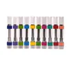 Cartouche multicolore vide 0,8 ml Jeet Vape Chariots Réservoir de bobine en céramique Presse Verrouillage Embouchure 10 couleurs avec emballage