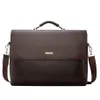 Business Men Portcase Läder Laptop Handbag Casual Man Bag For Lawyer Shoulder Bag Man Office Tote Messenger170C