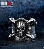 Cluster anneaux en acier Style Soldat en acier inoxydable Dragon Dragon Claw Cool Men Ring Fashion Punk Biker Bijoux9980679