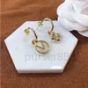 Stud Stud Luxo Love Stud Gold Flores Brinco Designer Jóias Hoops Studs Womens Wedding Studs Moda Diamante Brincos Pendentes Para Mulheres Presentes Quentes