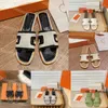 Designer kvinnor tofflor äkta läder sandaler sommar sandaler platt flip flop krokodil hud glider damer strand sandal party bröllop tofflor