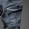 Pantaloni da uomo larghi Jeans di grandi dimensioni Pantaloni larghi in denim da uomo Hiphop Tempo libero Abbigliamento uomo Fatify Pantaloni cargo Plus Size 42 Pantaloni maschili J231208