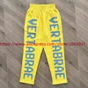 Men s Pants Puff print Vertabrae Letters Sweatpants Men Women 1 Quality Jogger Drawstring 231208