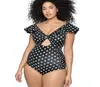 نساء Onepiece بدلات Polka Monokini Lady 50 Plus Size Girl Swimming Equipment Water Sportswear للسيدات أزياء C2384324