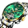 designer herenhorloges automatisch horloge diamant 41mm fijn staal mode kalender waterdicht man gouden beweging horloges263N