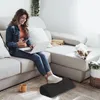Travesseiro pés ergonômico portátil para viagem apoio para os pés massagem apoio para os pés banco de escritório