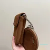 Sac de marque de luxe en daim 2 en 1 pour femmes, sac pour téléphone portable, sangle d'épaule en chaîne, poche d'épaule Oblique en daim givré