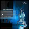 3D Puzzles Mosaic Tower Clock Acrylic Building Model Home Decoration Elegant Gift Z0907 Drop Delivery Toys Toys Dhnre