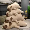 Stuffed Plush Animals Pug Dog Toy Animal Shar Pei Plushies Doll Soft Throw Pillow Kids Toys Birthday Gift For Girlfriend Q0727 Dro Otvl0