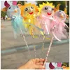 Party Decoration Christmas Led Cartoon Transparent Balloon Toys Sunflower Cute Cow Night Flashing Luminous Handheld Balloons G56Kzpf Dhqjr