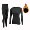 Thermo-Unterwäsche für Damen, Winter-Thermo-Unterwäsche für Damen, schnell trocknend, antimikrobiell, Stretch-Plus-Samt-Thermo-Unterwäsche-Sets für Damen, warme lange Unterhosen 231211