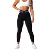 Damen-Leggings Nvgtn Sport Nahtlose Leggings Spandex-Strumpfhose Frau Fitness Elastisch Atmungsaktiv Hüftheben Freizeitsport Laufleggings 231211