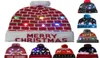 BeanieSkull Caps 2021 Novelty LED Lightup Knitted Beanies Hat Party Decoration Xmas Christmas Hats For Men Women Girls Boys Ligh903271829