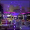 Decoração de festa LED Bobo Balão Transparente Night Light Balões Casamento Xmas Luzes Eter Decorações AAA226 Drop Delivery Home Ga Dhogz