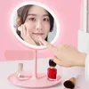 Les miroirs compacts illuminent votre routine de beauté Miroir cosmétique à LED avec fonctions de rotation et de mémoire à intensité variable - Miroir cosmétique monoch USB avec 231211