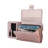 Crossbody Wallet Bag Läder Telefonfodral för Samsung Galaxy Z Flip 5 4 3 Flip5 Flip4 Flip3 5G Kreditkortshållare Purse Cover med rem Lanyard RFID Blockeringsskydd