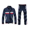 Heren Trainingspakken Heren Klein Paard Sportkleding Sets Herfst Man Informeel Trainingspak 2-delig Jas Broekset Dun Polyester Waterdicht Windjack