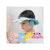 Dusch Caps Baby Bath Protect Hair Hat Cartoon Shield Cap Eva Shampoo Bathing Mtipurpose Lämplig huvudvisor GC1262 Drop Deliver DHRBZ