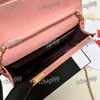 Classic Mini Flap Women Shoulder Bag Caviar Diamond Lattice Leather Quilted Luxury Handbag Designer Bag Fanny Pack Card Holder Evening Clutch Pochette 19CM