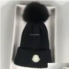 Beanie / Skull Caps Beanie Hat Triangel Cappelli Cap e para homem Mens Designer Womens Knit Mulher Inverno Malha De Lã Mulheres Drop Delive Dhzsr