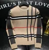 Vinterdesigner Men's Stripe Classic Sweater Autumn Winter Jacquard Sticked tröja Pluz Size 3XL Hoodie Pullover Knit tröja Y00044