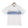 Amirss T-shirt ample pour homme et femme - T-shirt court avec graffitis - Lettre d'été de qualité - Col rond Amis imprimé pour homme - Hip Hop 1 3J09
