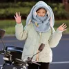 Bandanas Ears Full Face Cap Comfortable And Soft Wool Winter Warm Ski Riding Hat Scarf Ear Muffs 3 In 1 Skin-friendly