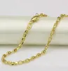 Chaîne de luxe en or jaune 18 carats Au750, collier à maillons pour femmes et hommes, 24 pouces, 9170338