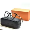 Popular retro men's optical eyeglasses EVA style sun glass designed square full frame sunglasses leather case with hd clear l175n