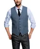 Gilets pour hommes Mans costume gilet laine chevrons formel marié porter mariage smoking gilet plus taille personnalisée