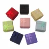 HELA 48st. Lot Fashion Jewelry Box Multi Colors Rings Box Jewelry Presentförpackning Örhängen Holder Fall 4 4 3CM244I