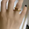 Love Rings for Women Diamond Designer Ring Finger Nail Sieraden Fashion Classic Titanium Steel Band Gold Sier Rose Color Grootte 5-10