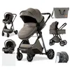 Strollers# Royal Baby 3 In 1 Stroller High Landscape Folding Wagen PRAM VRAAG Draagbare reisauto's Drop Delivery Kids Mate Ottws