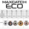 Carrete de pesca con mosca 2 Maximumcatch Alta calidad ECO 2 3 4 5 6 7 8WT Carrete Arbor grande Aluminio Cambiado a mano 231211