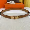 Fashion Designer Belts Women's 1.5cm Width Adjustable Belt Girdle Gold Sier with Box Couple Gifts 17180