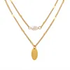 Pendant Necklaces Sexy Double Layer High Quality Chain Stick Ladies Girls Fashion Necklace Jewelry