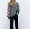 Sweats à capuche pour femmes Corée Tendance Hiver Sweatshirts Imprimer Couleur Pleine Manches Épais Chaud Polaire Automne Femme Pulls À Capuche Outwear C5567
