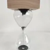 Decorative figurinesCreative Hourglass Glass Hand Blown Timekeeping Clock Magnetic Sandglass Handicraft Sand Timer Gift Home Decor Desktop Ornaments 231207