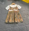 Luxuriöses Mädchenkleid für den Sommer, Perlenverzierungen, Babyrock, Größe 90–140, Westenkleid, Kleinkindkleider, Designer-Kleid für Kinder, 5. Dezember