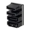 Nouveau convertisseur 2 SATA 7 broches mâle à femelle, Plug and Play, adaptateur SATA 7 broches pour carte mère de bureau, ordinateur SSD HDD